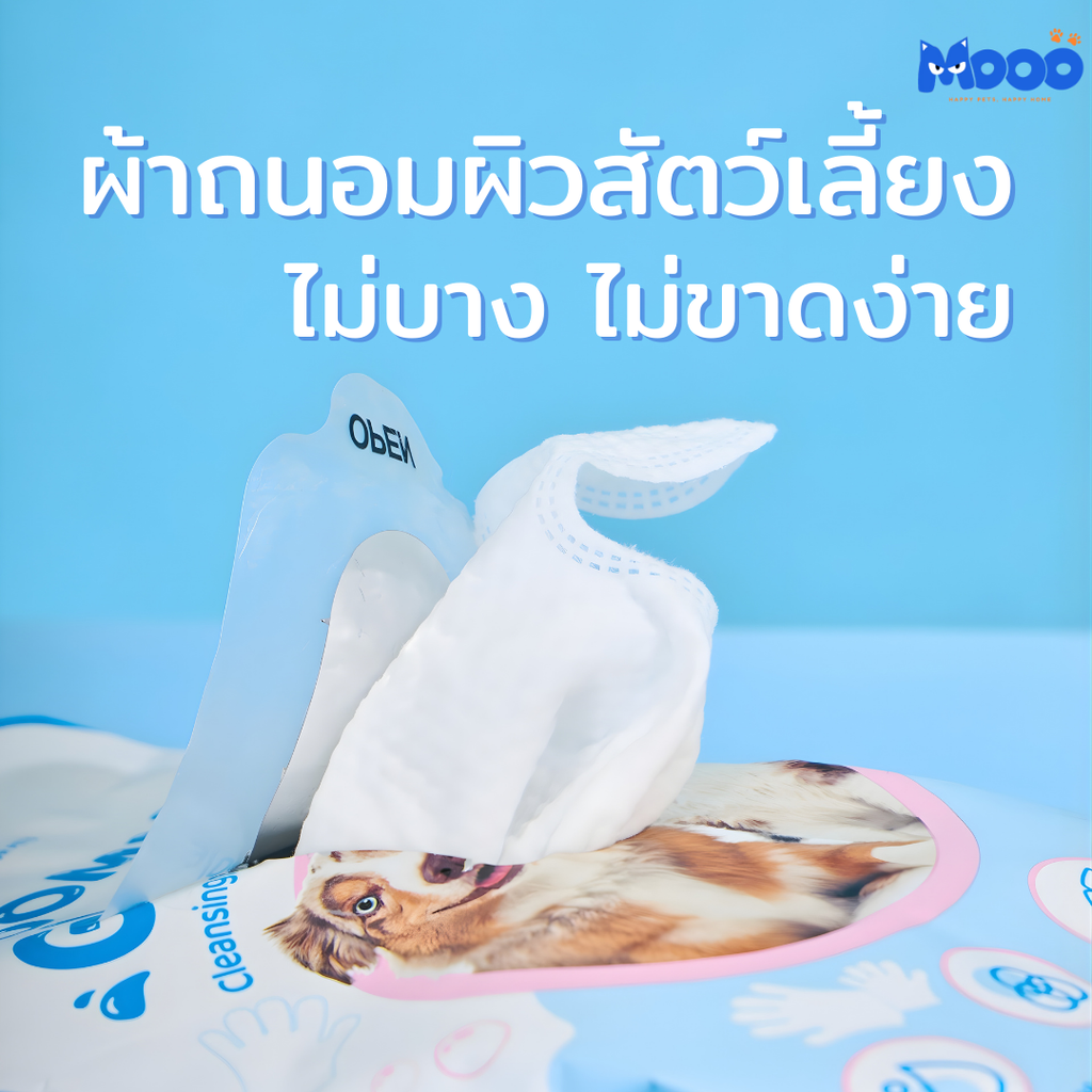 MOOO เซ็ตเช็ดหัวจรดหาง | น้ำยาเช็ดคราบน้ำตา + ถุงมือสปา (Bundle Set)
